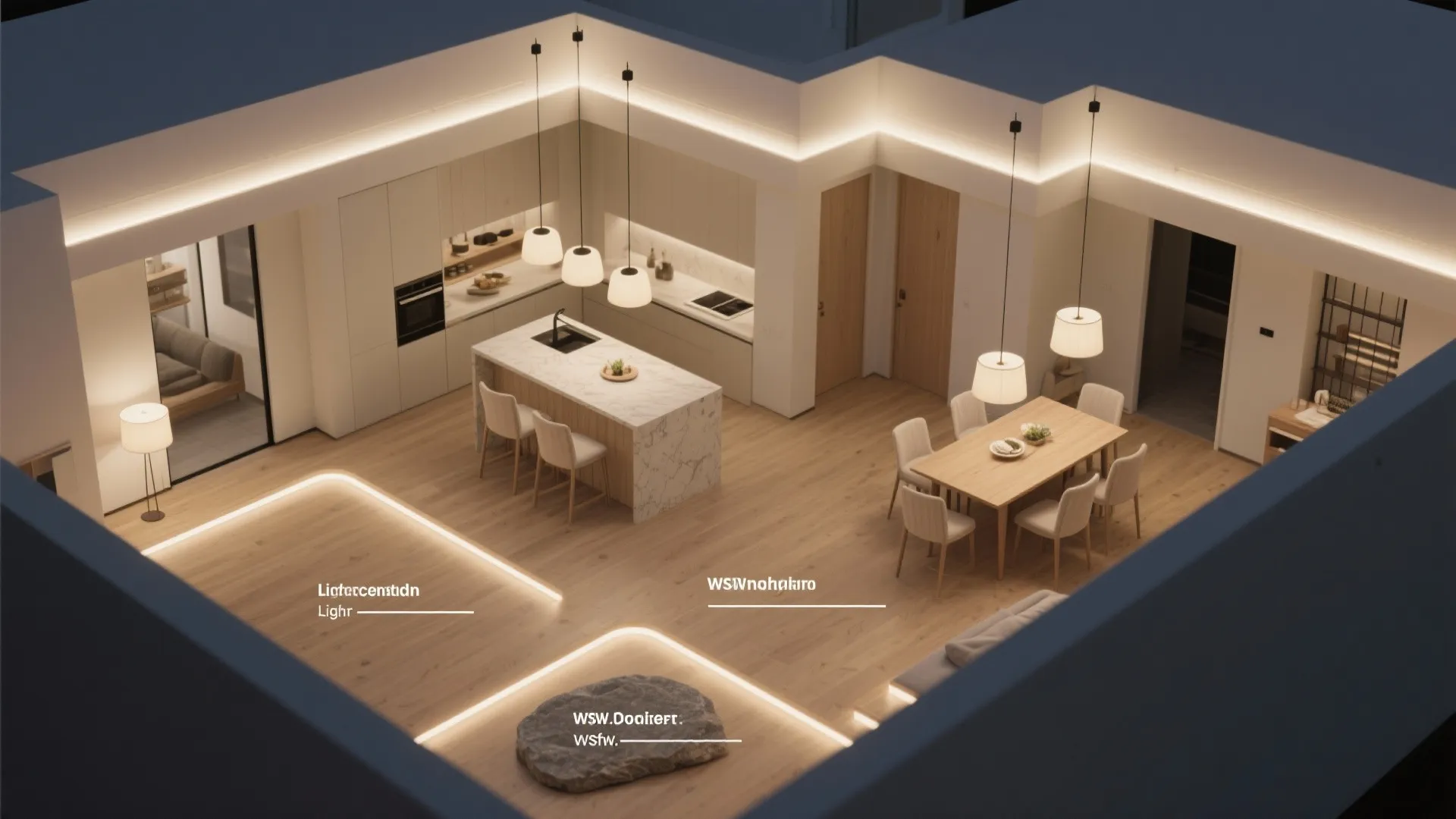 Artful Lighting: Three-Layer Strategy