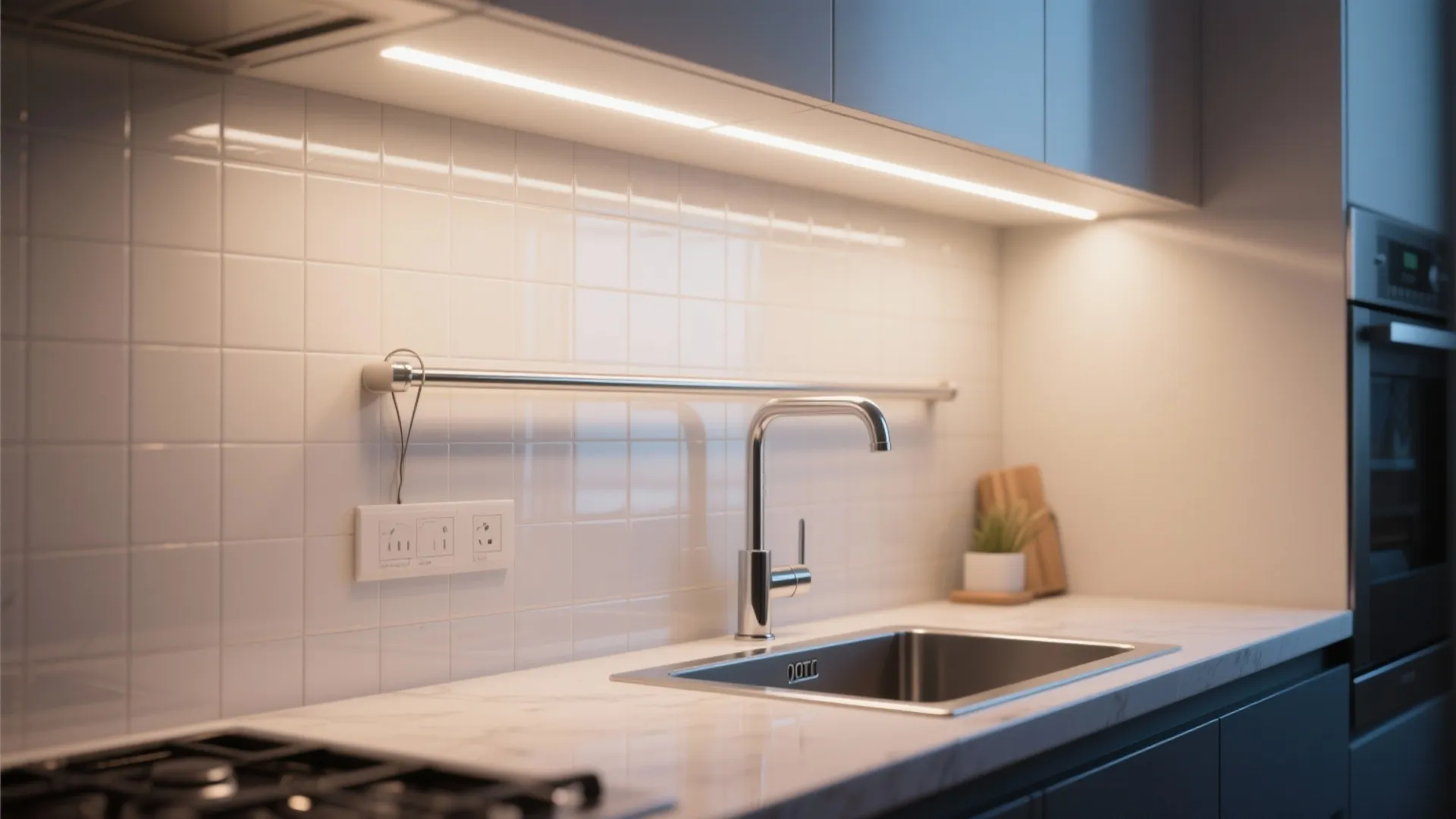 4. Open-rod valance with integrated lighting (function-first flair)