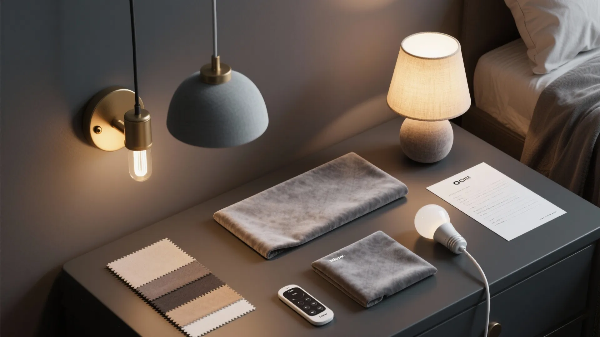 5. Layered Lighting and Velvet Details