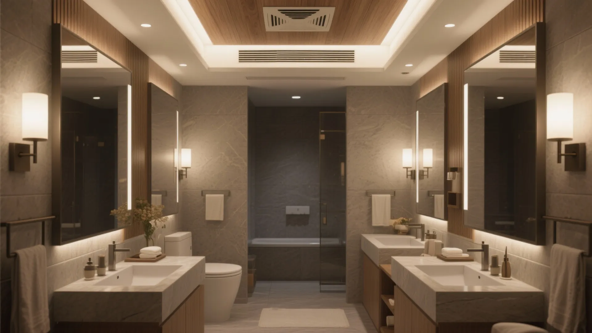 Layered lighting and healthy ventilation