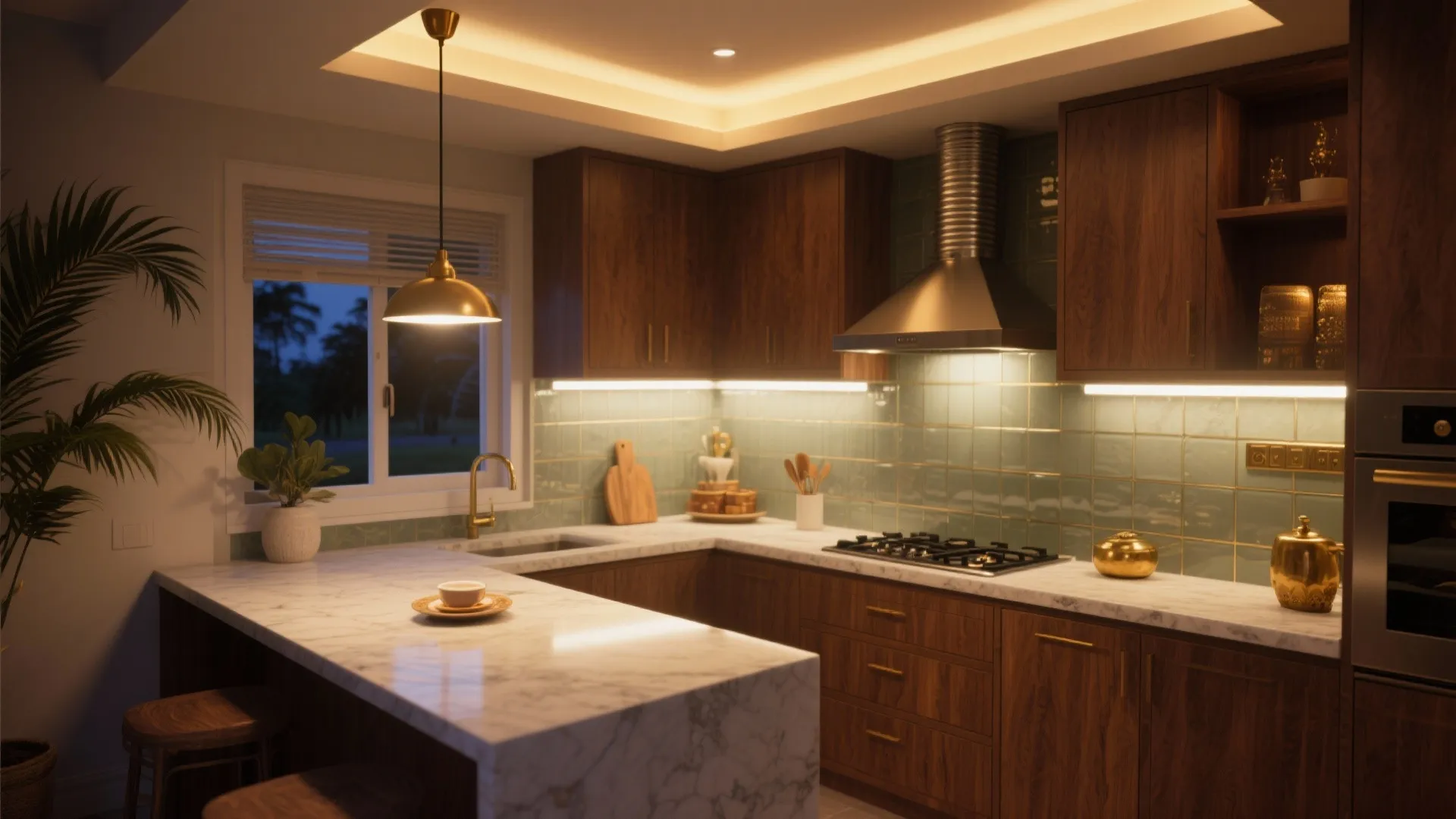 Layered Lighting and Ventilation for Tropical Comfort