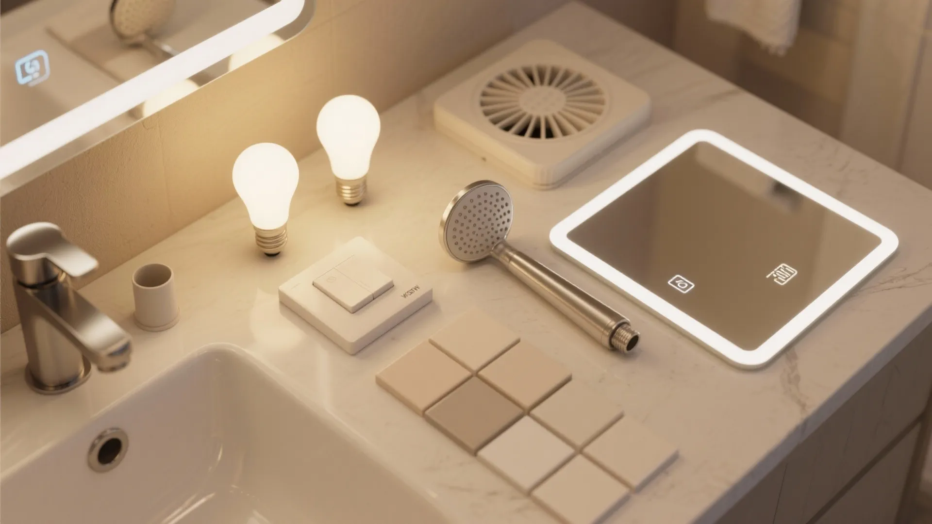 Upgrade the unsexy stuff: lighting, ventilation, and water-saving fixtures