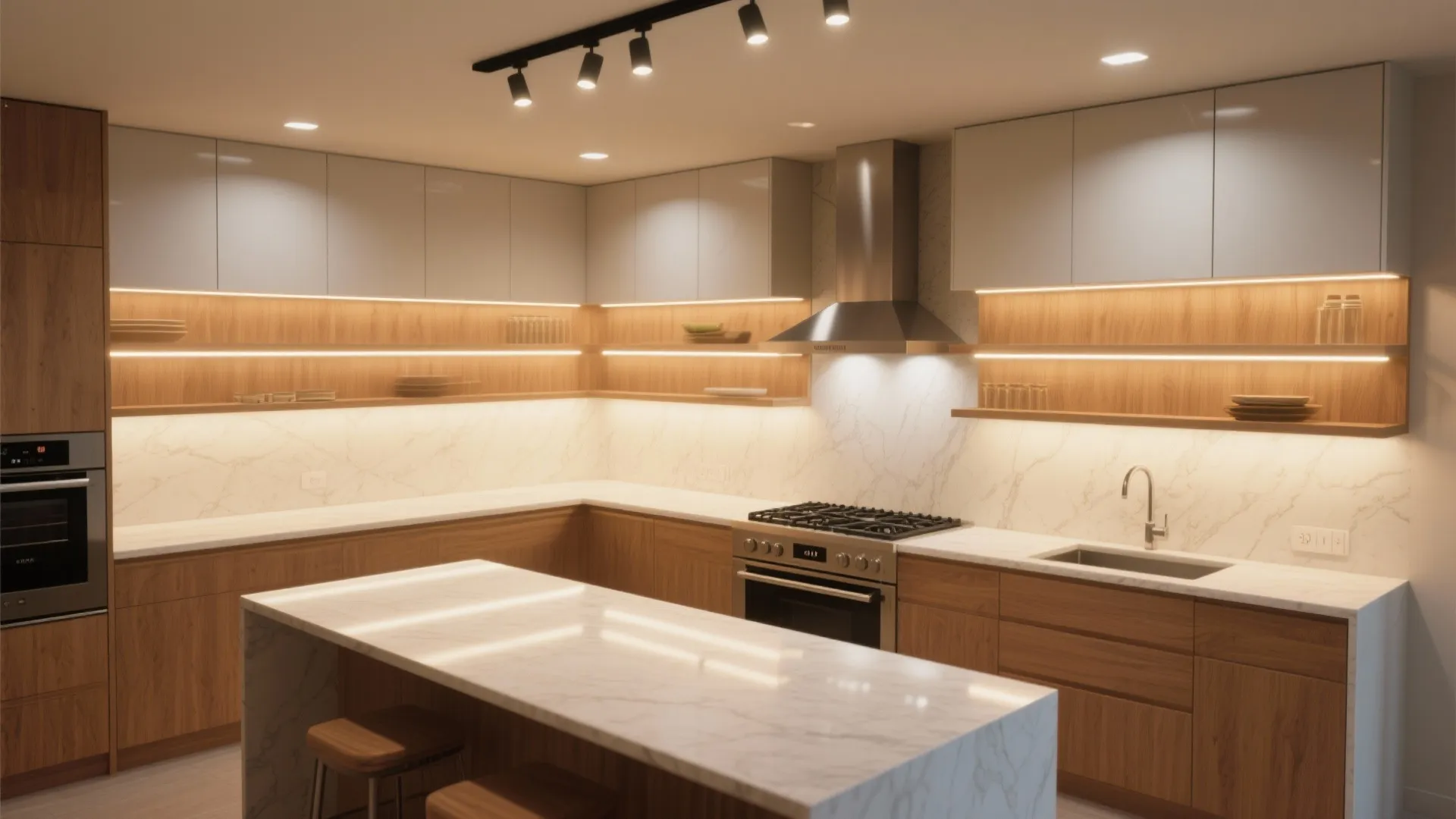 Zone lighting and ventilation for everyday comfort