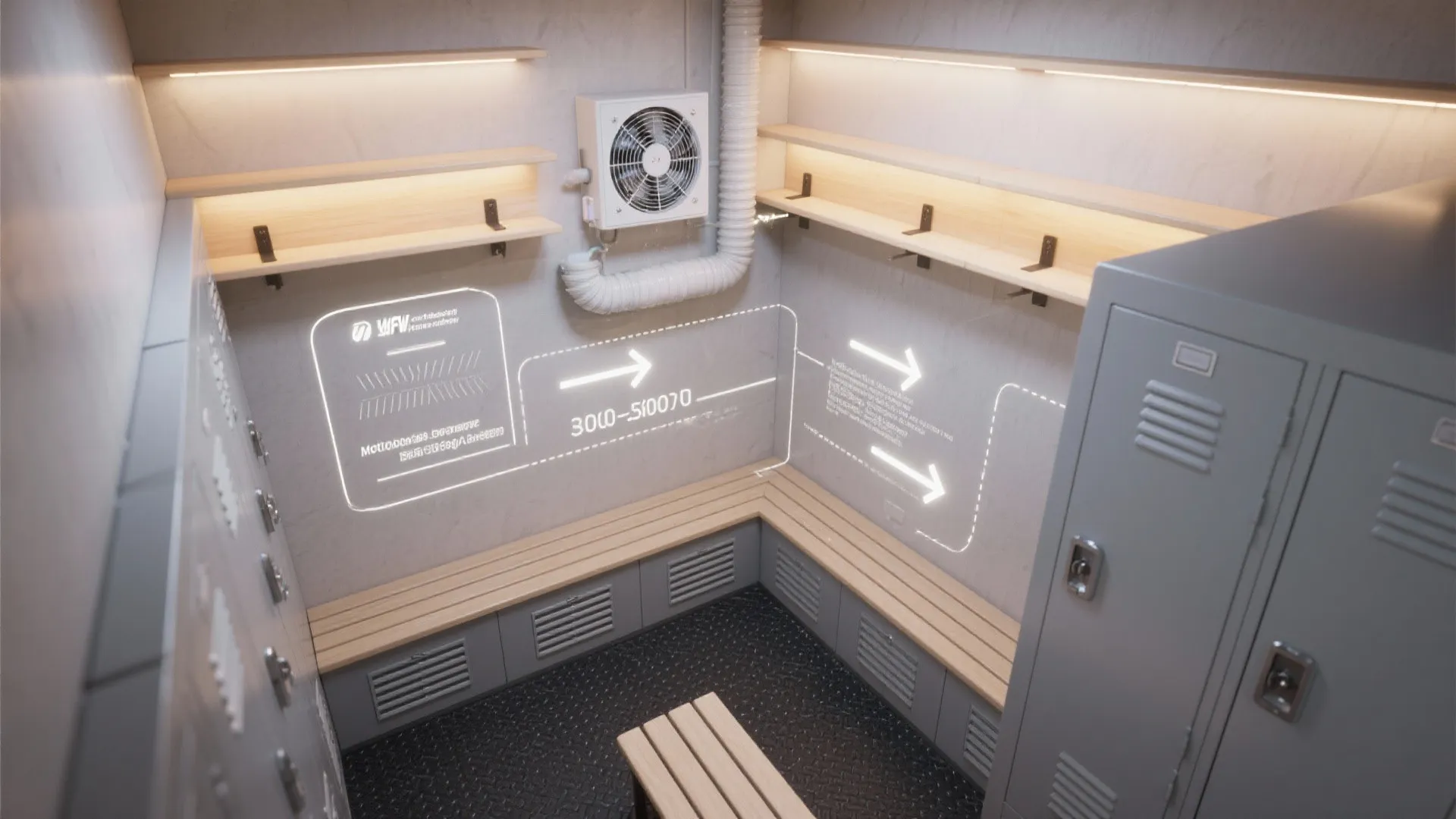 5) Lighting and ventilation that fight odors