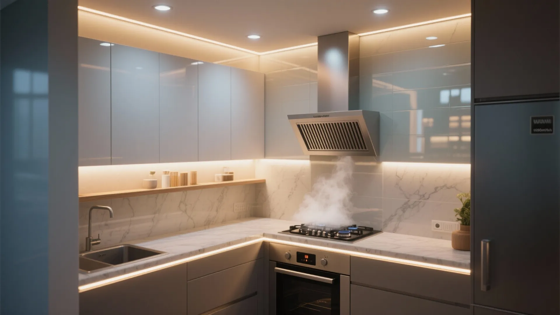 Smart Lighting Layers and Ventilation