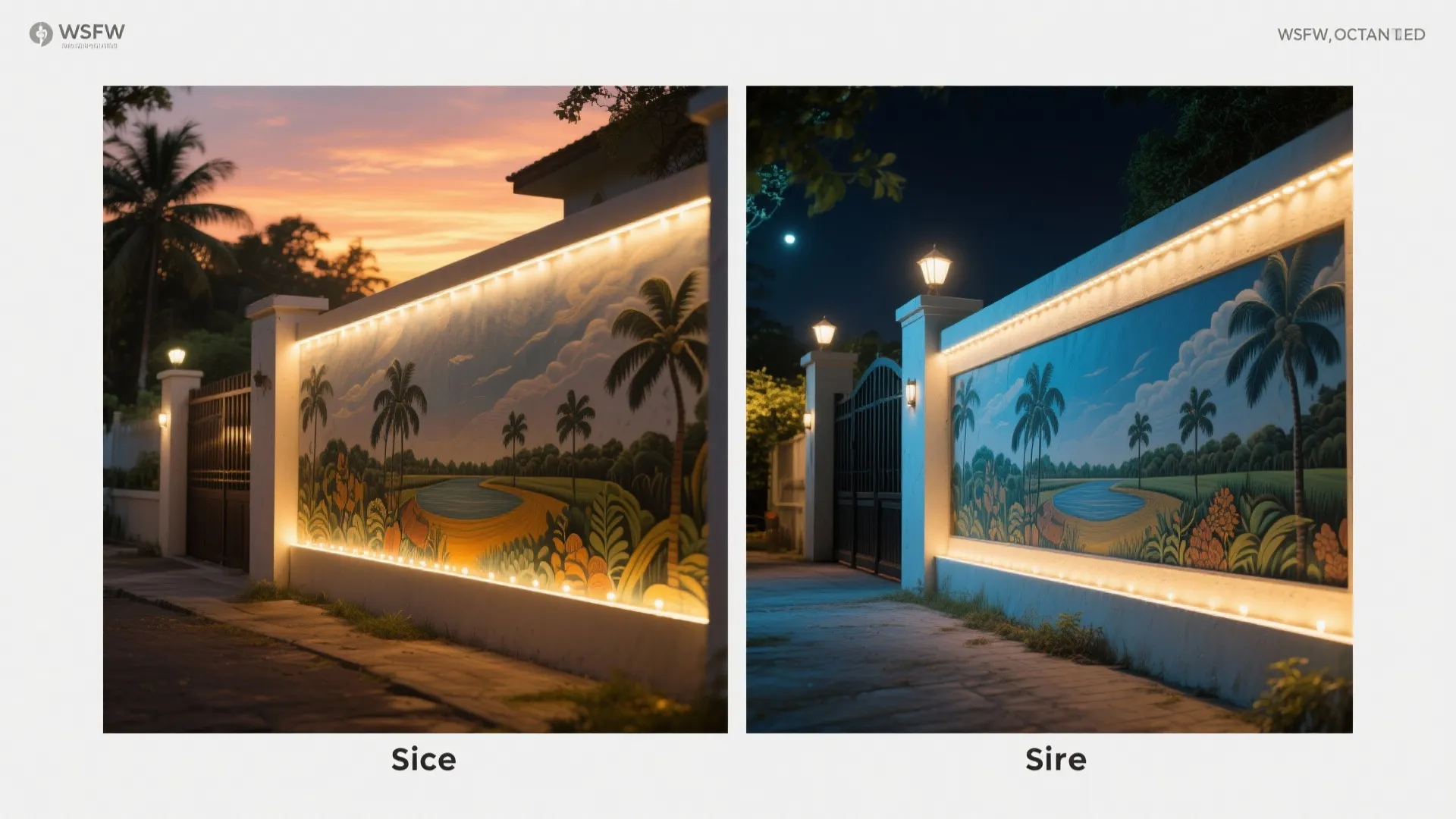5. Lighting-Integrated Walls