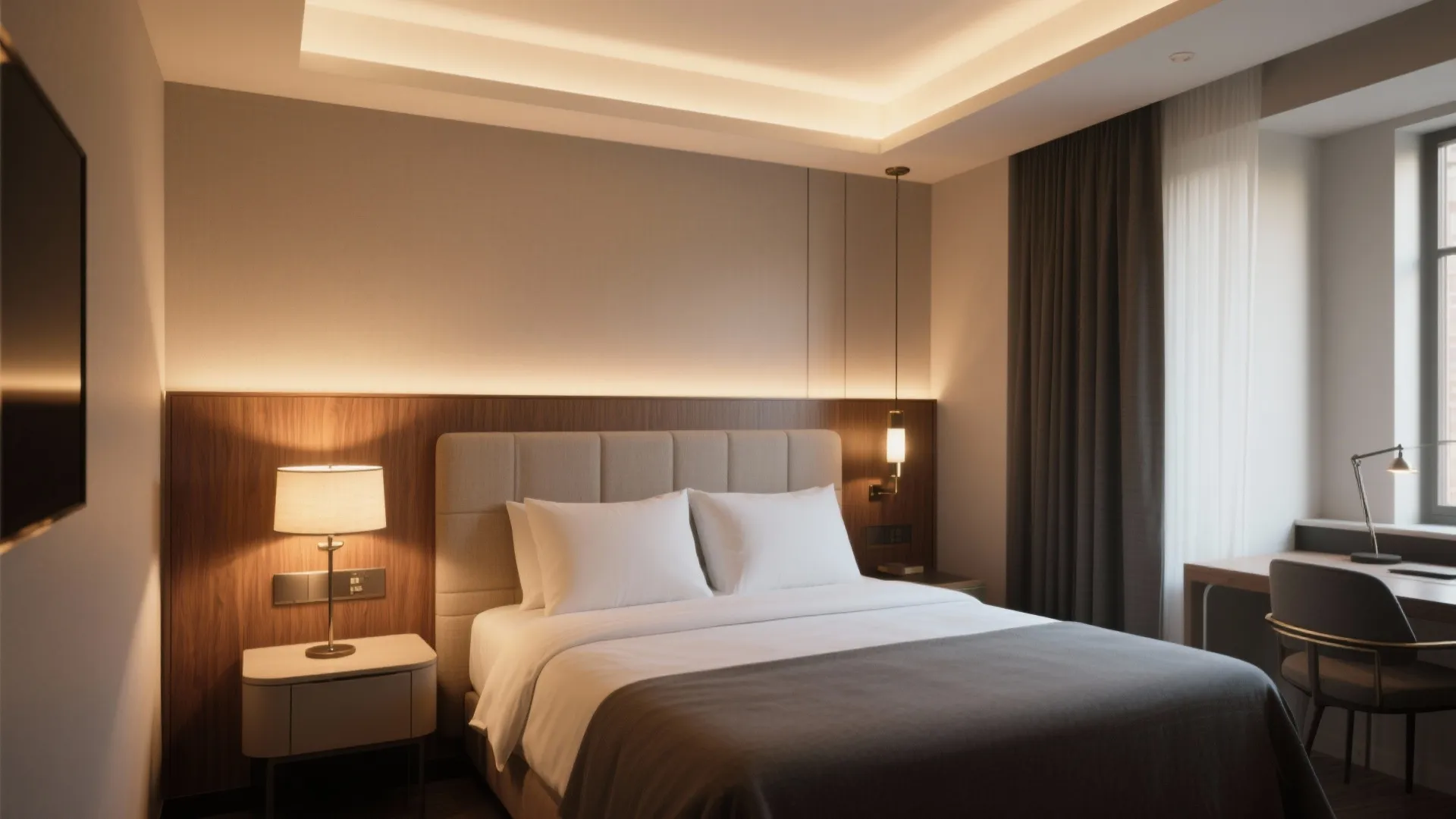 Layered Lighting with Warm Dimming