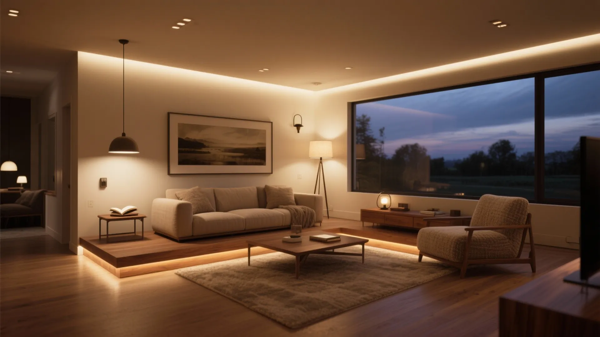 Layered lighting that unifies the L