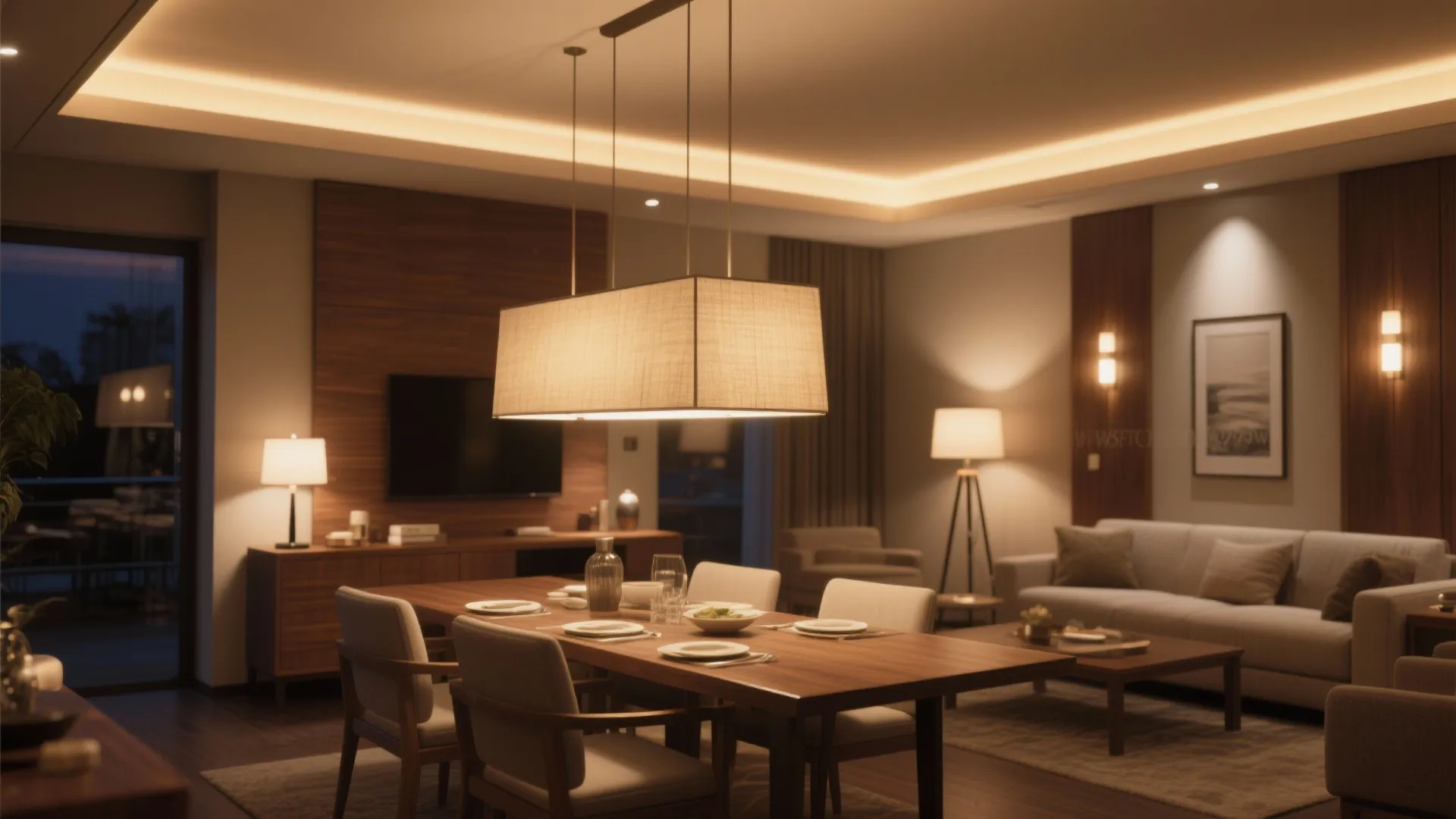 Layered Lighting That Sets Mood and Handles Tasks