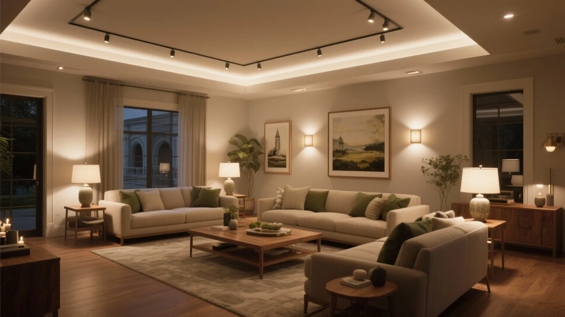 Grand-Scale Lighting That Layers (Ambient, Task, Accent)