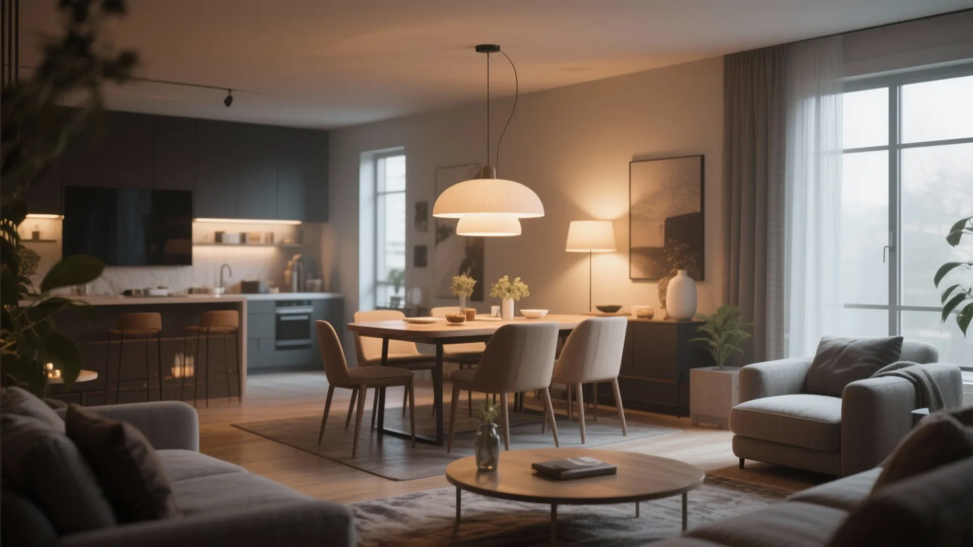 5. Visual Division with Lighting