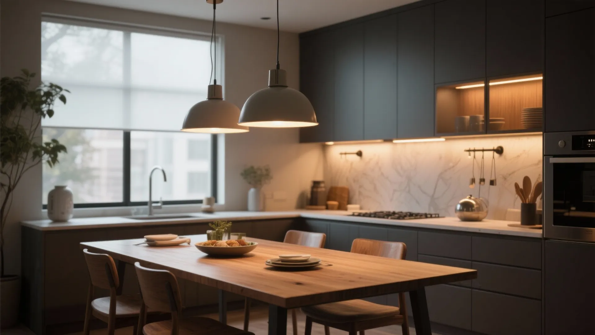 2. Mix-and-match lighting to define areas