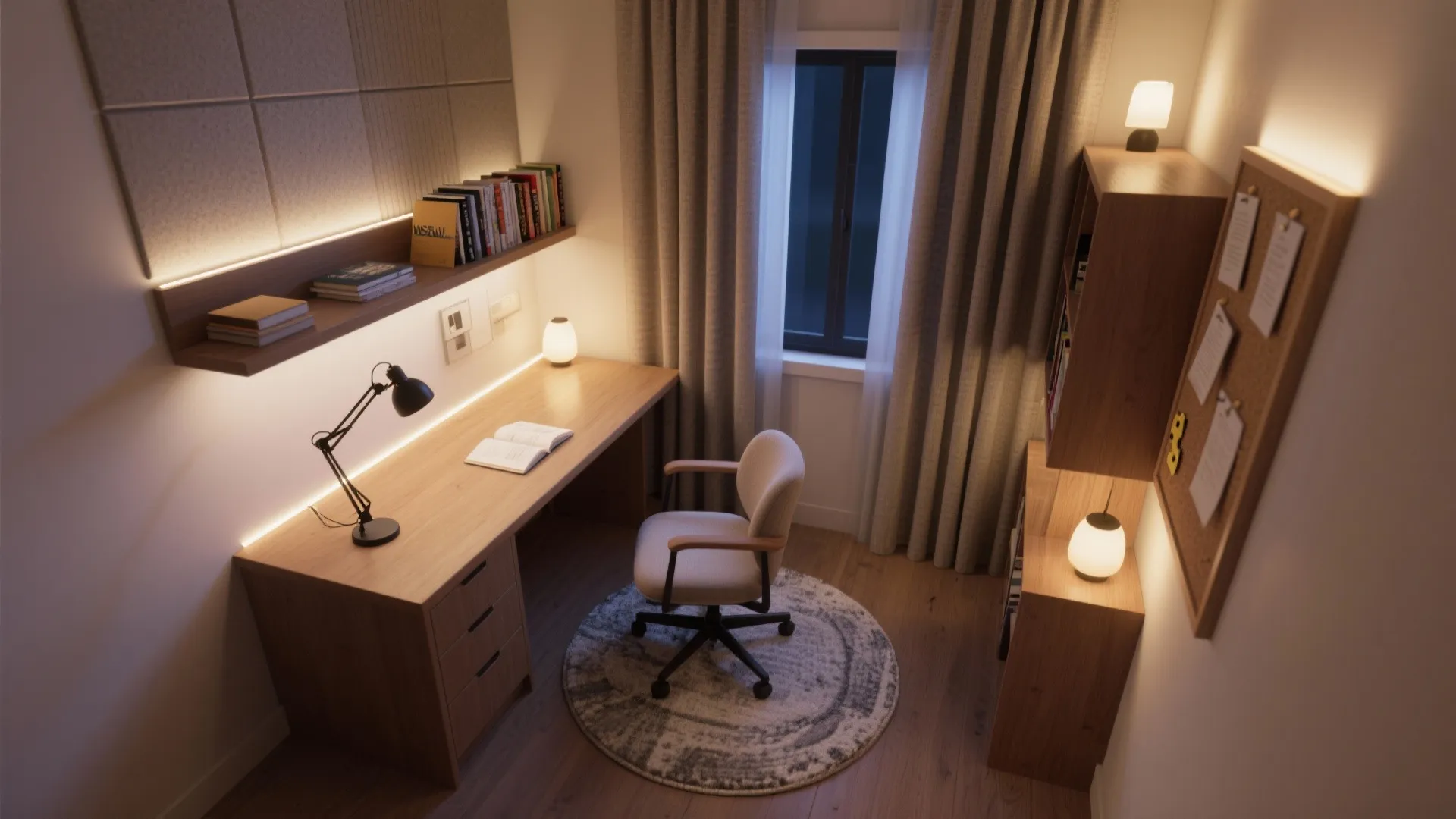 Layered Lighting + Quiet Zones: Focus All Day