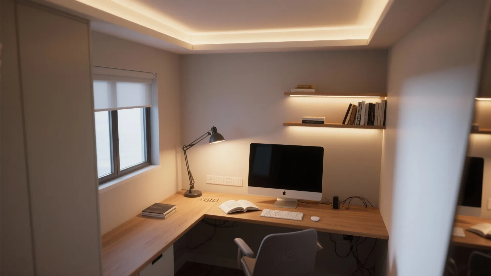 Layered Lighting With Visual Zoning