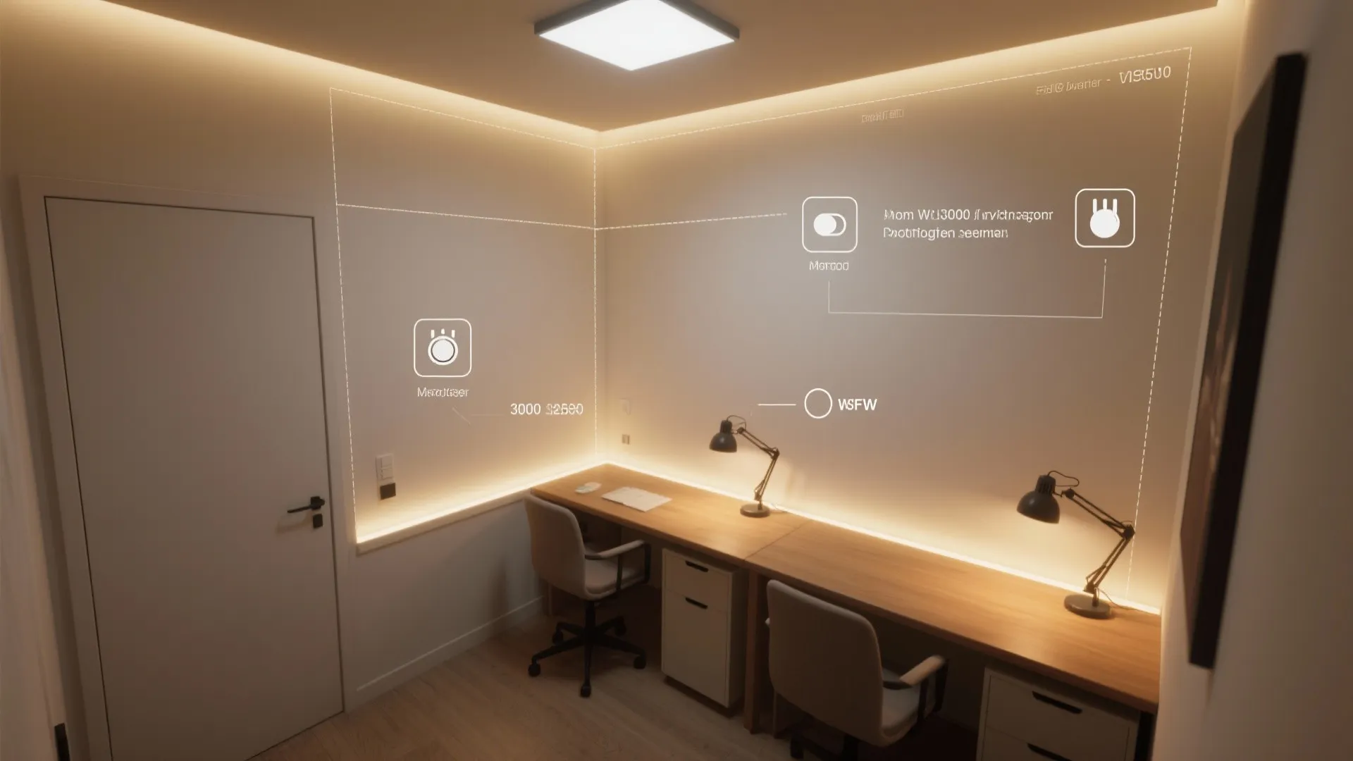 Task lighting that respects circadian rhythm