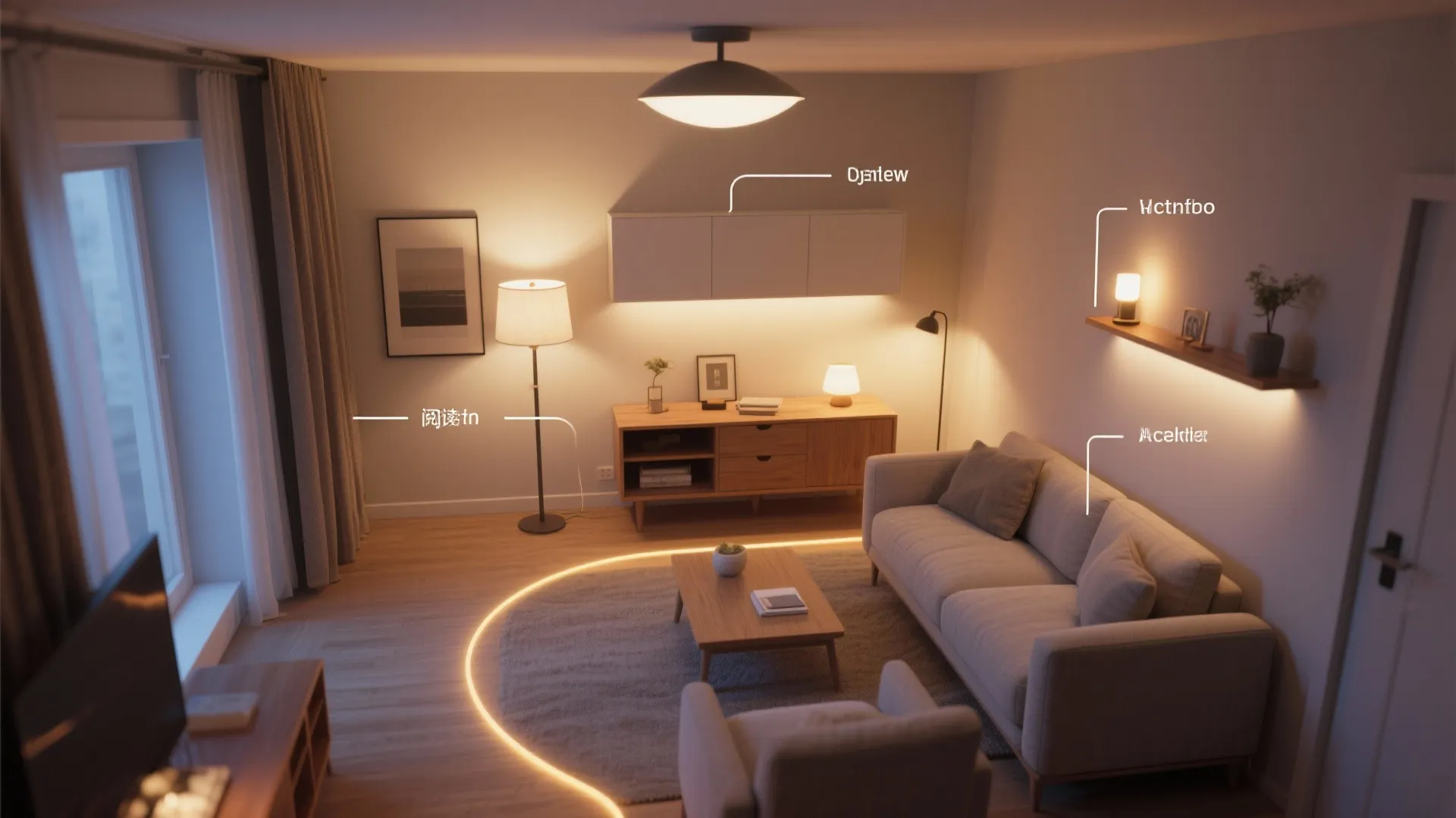 Layered lighting that flatters and functions