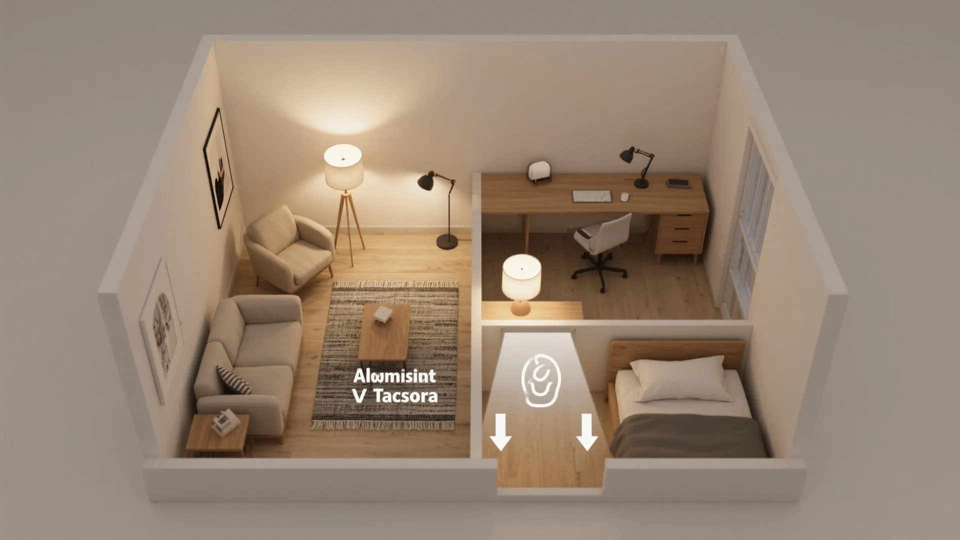 Layered Ambient + Task Lighting