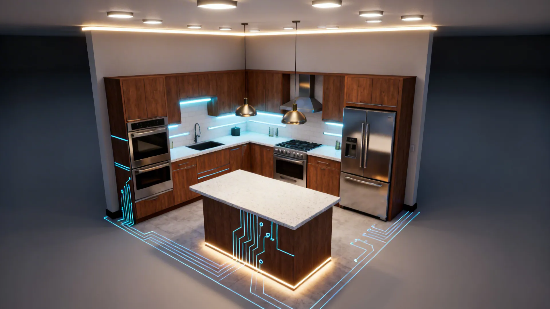 Idea 5: Layered Lighting with Smart Controls