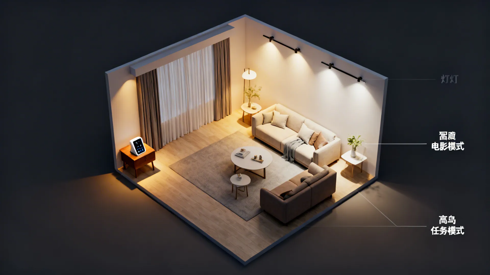 4. Layer with dimmers and zones