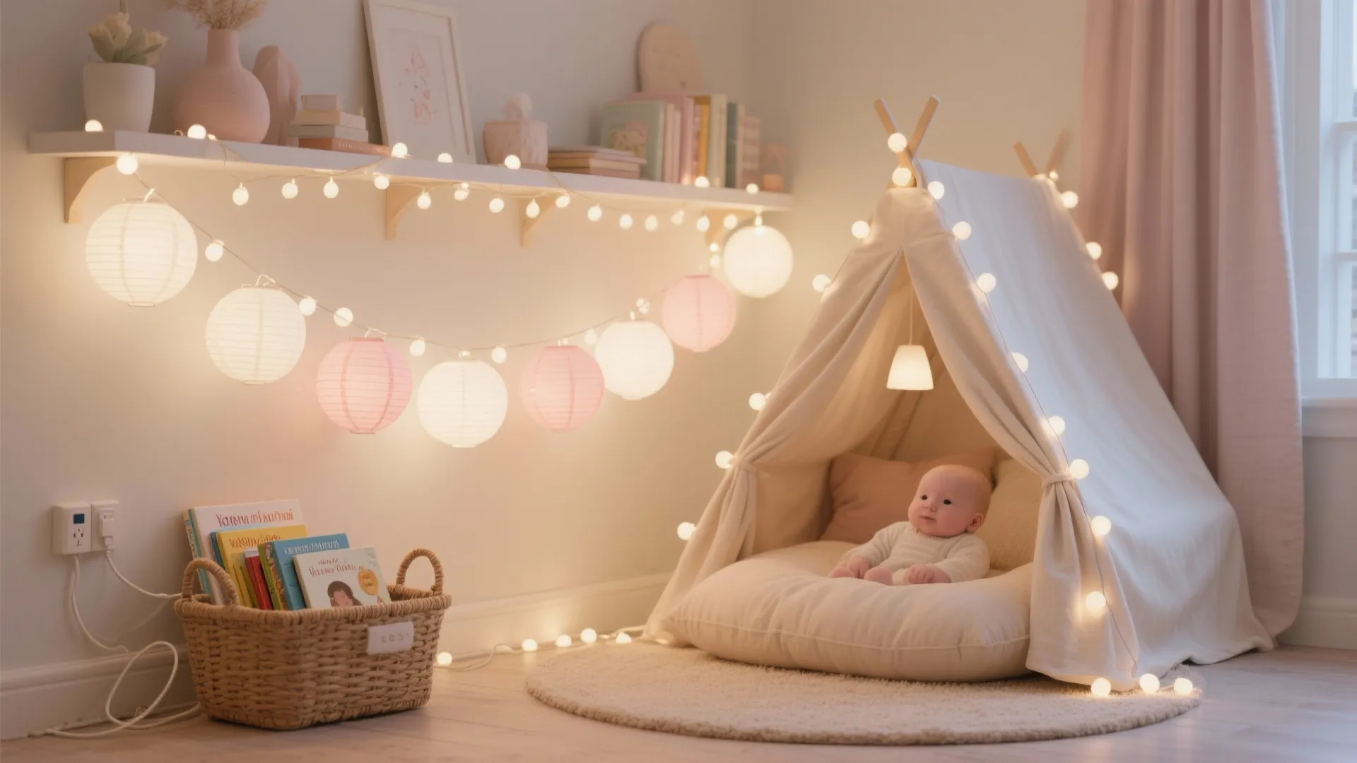 Fairy Lights, Paper Lanterns, and a Cozy Nook