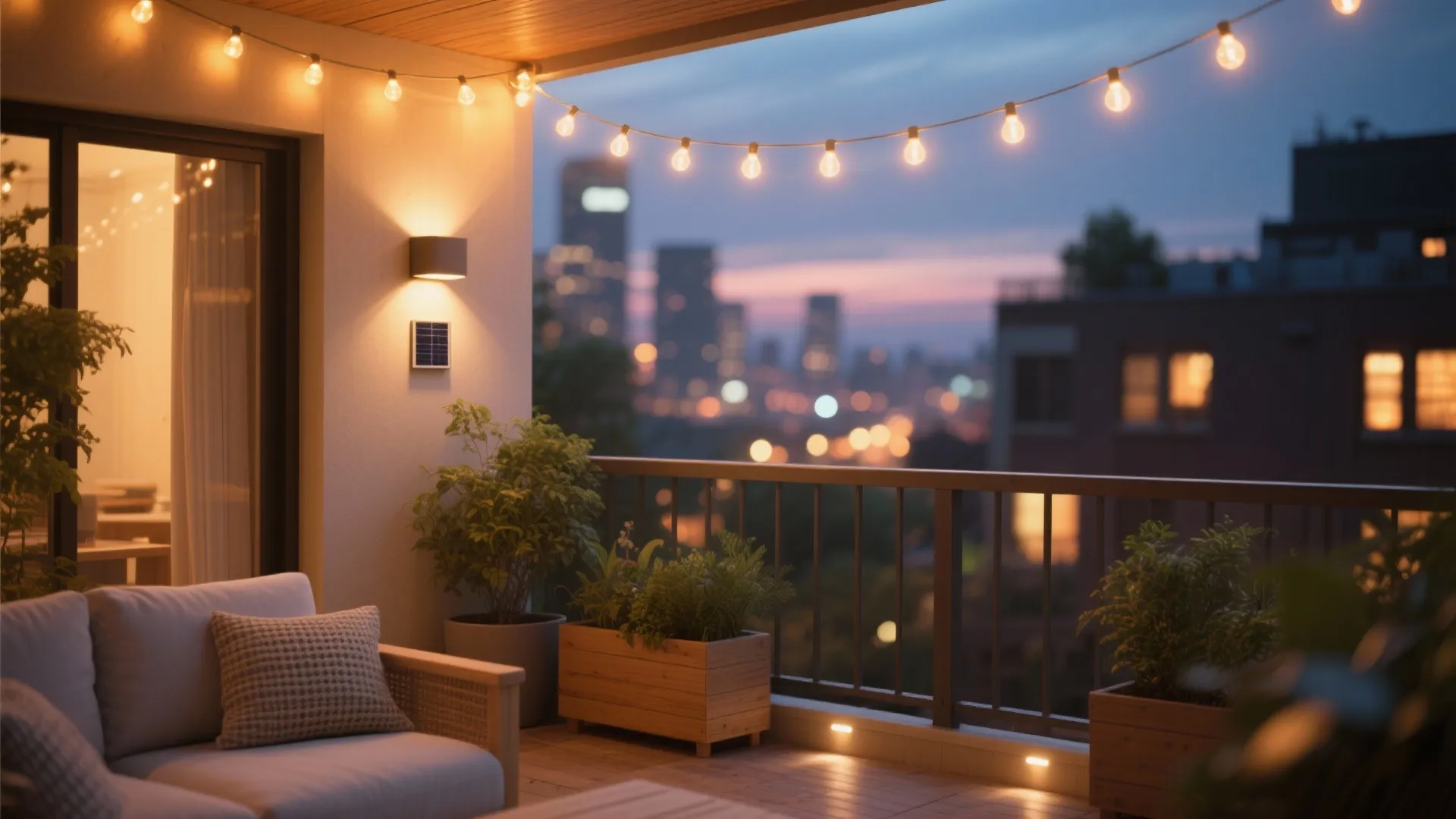 Layered Outdoor Lighting for Evenings
