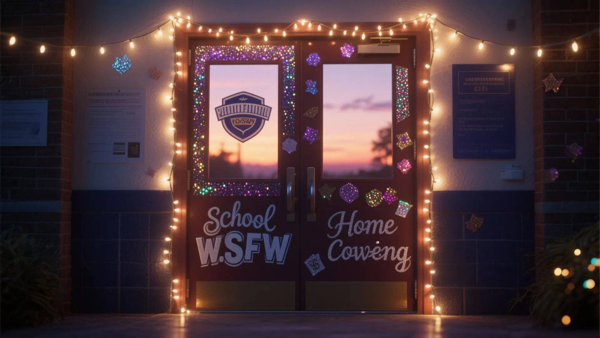 5. Lights, Glitter, Action