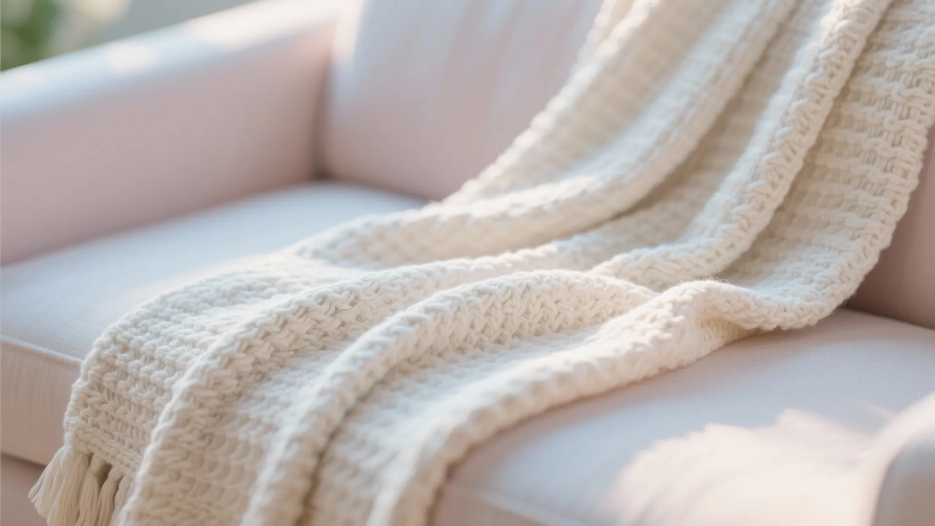 6. Swap Heavy Throws for Lightweight Blankets