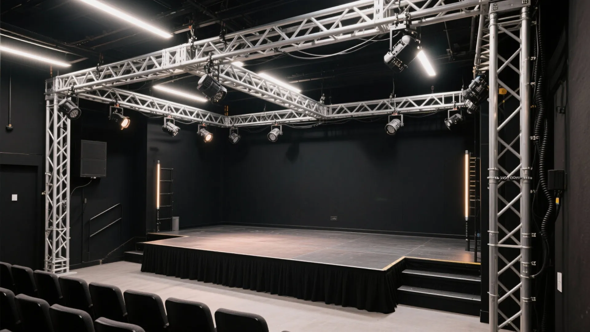 Lightweight Box Truss for Small Venues