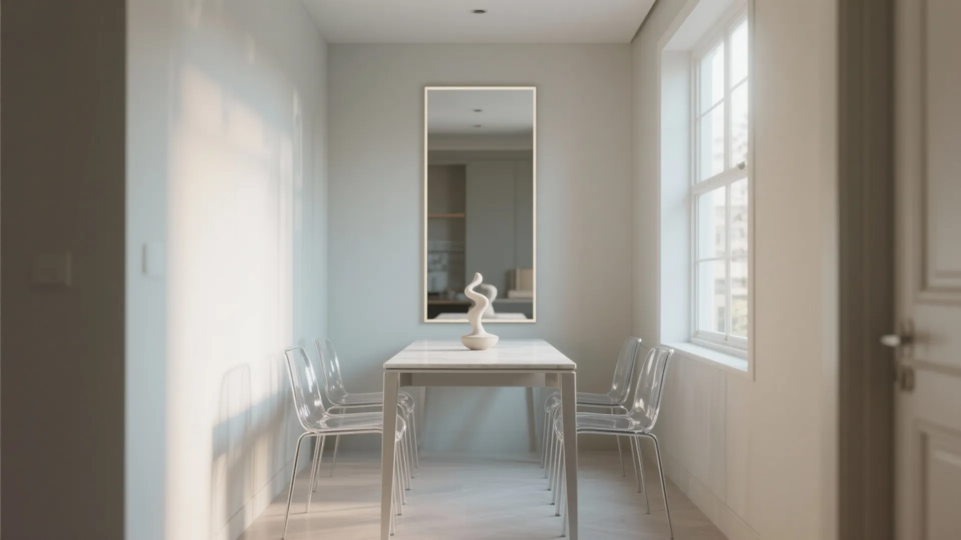 5. Lightweight Chairs, Mirrors and 3D Renders for Confidence