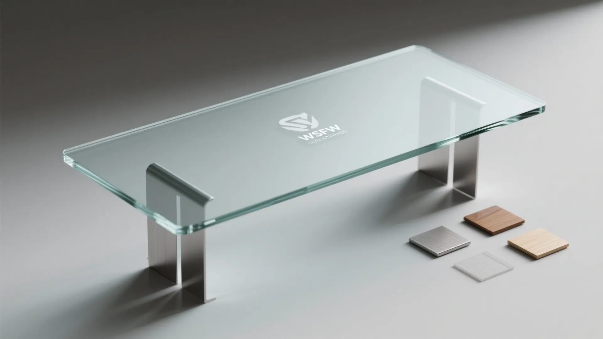 Lightweight Look: Glass, Acrylic, or Slim Metal Base