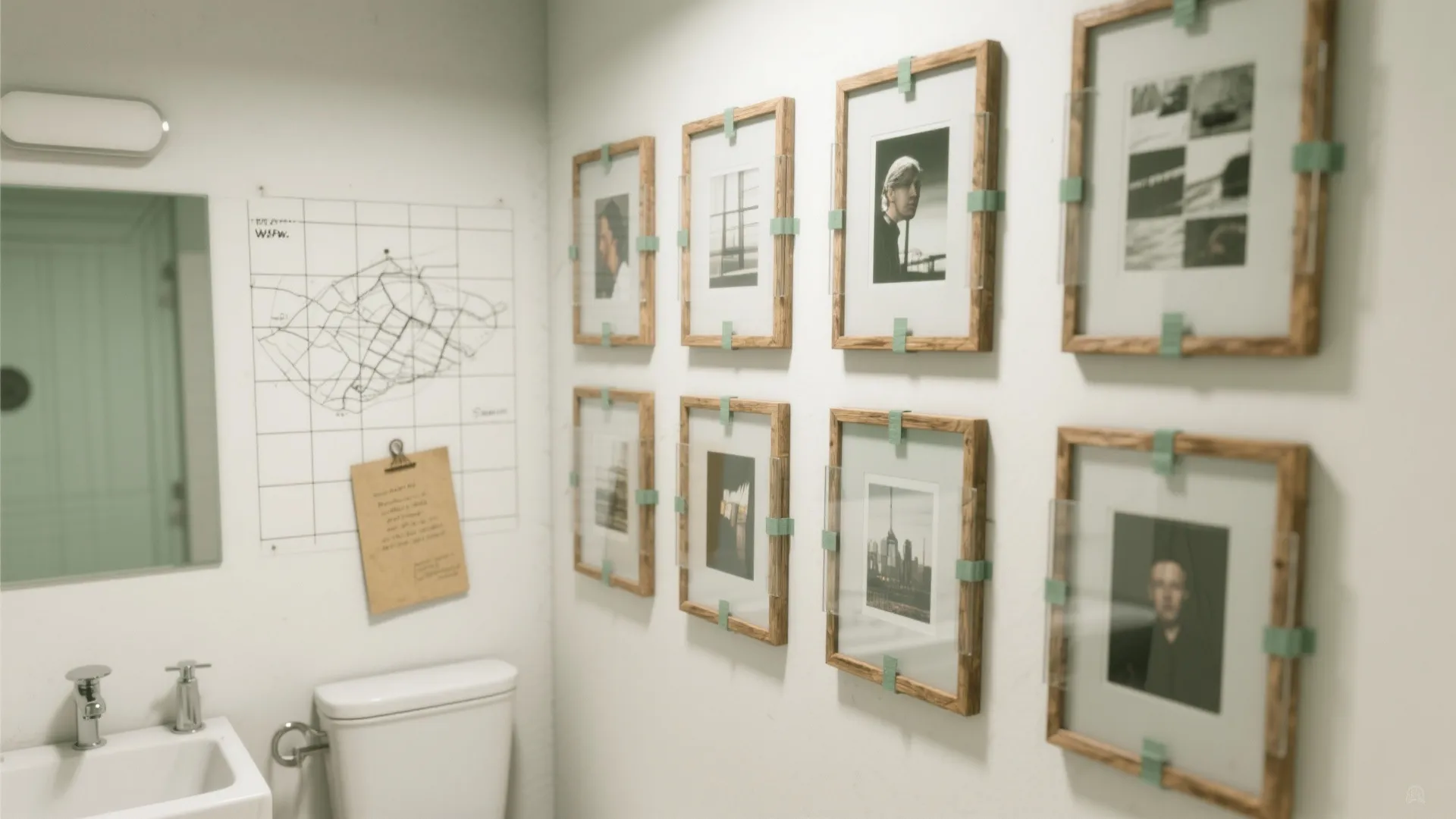 3. Lightweight Gallery with Reclaimed Frames