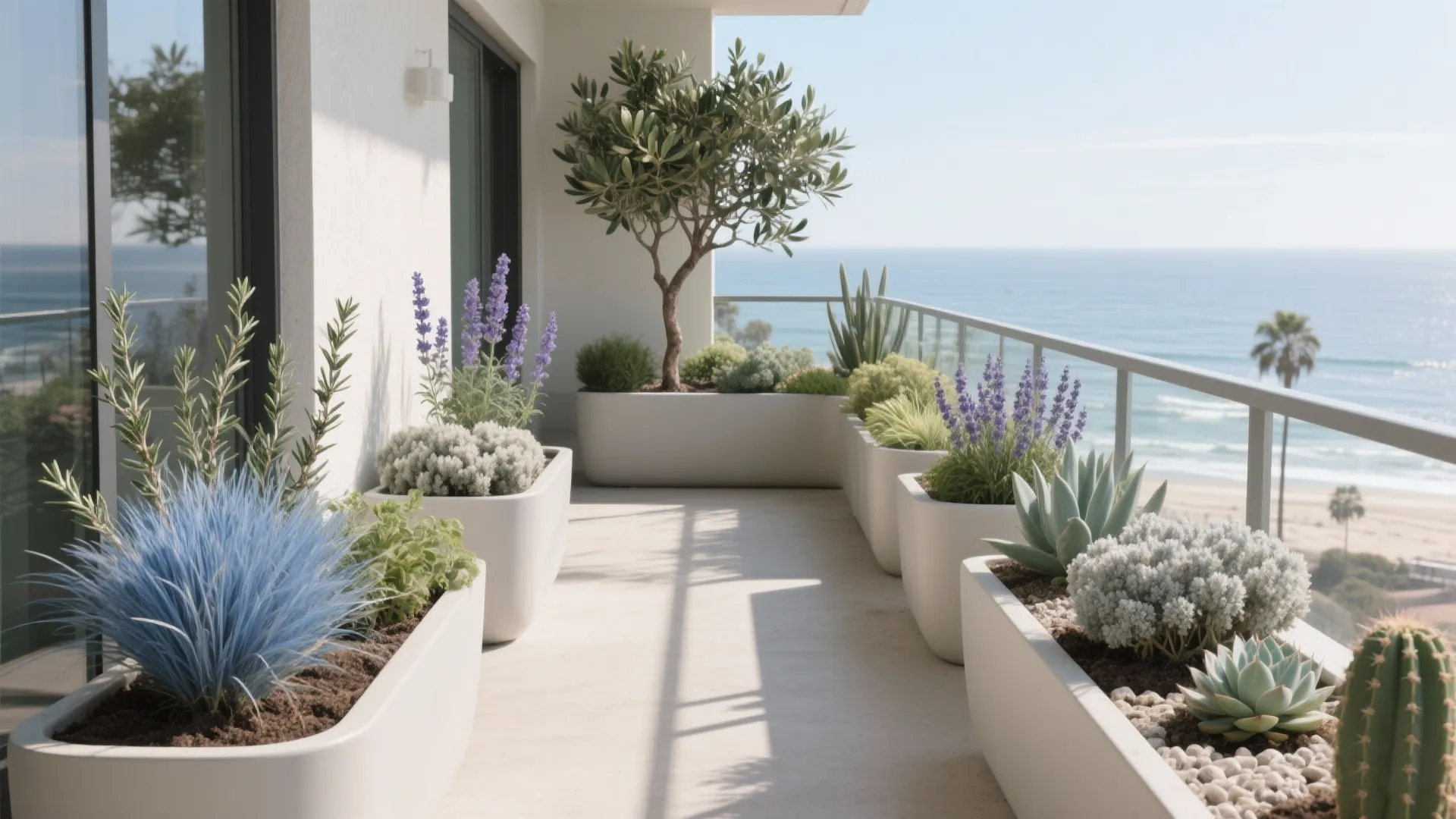 Lightweight Planters + Drought-Tolerant Palette