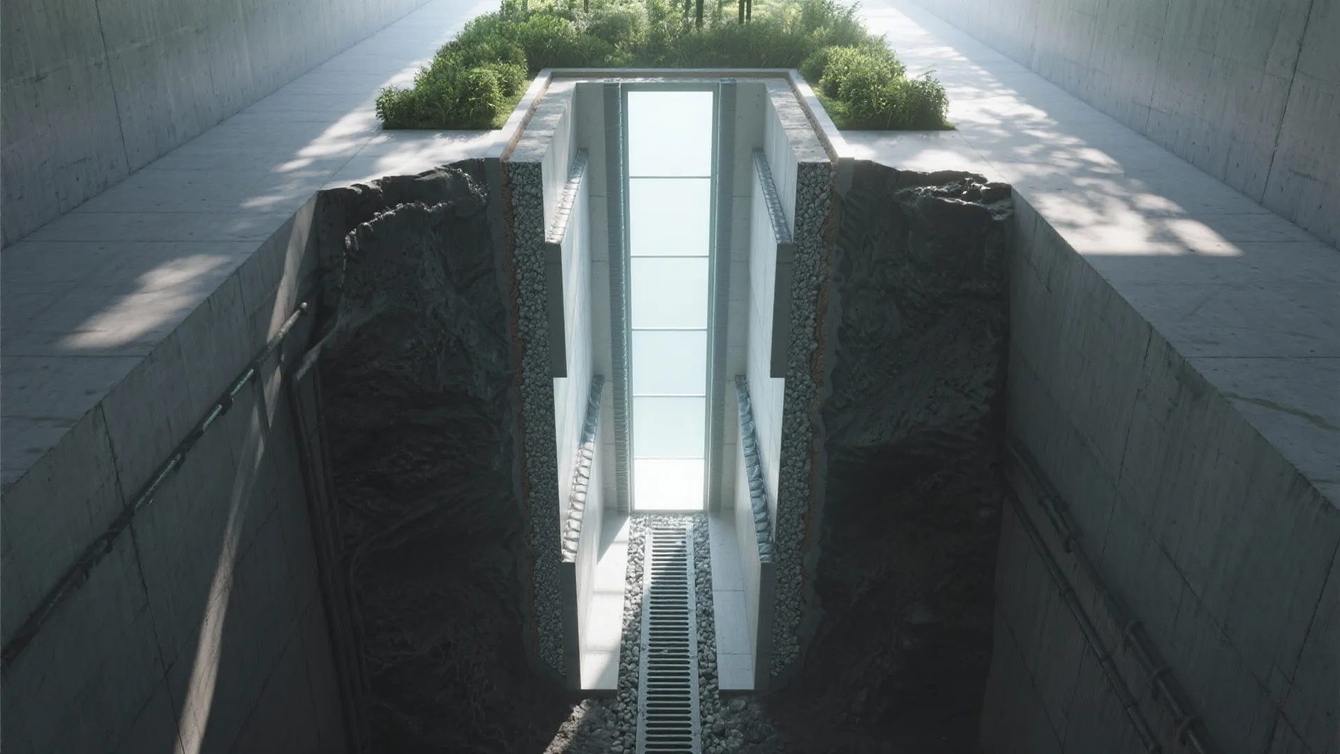 3. Light-Well Tunnel: Bringing daylight underground