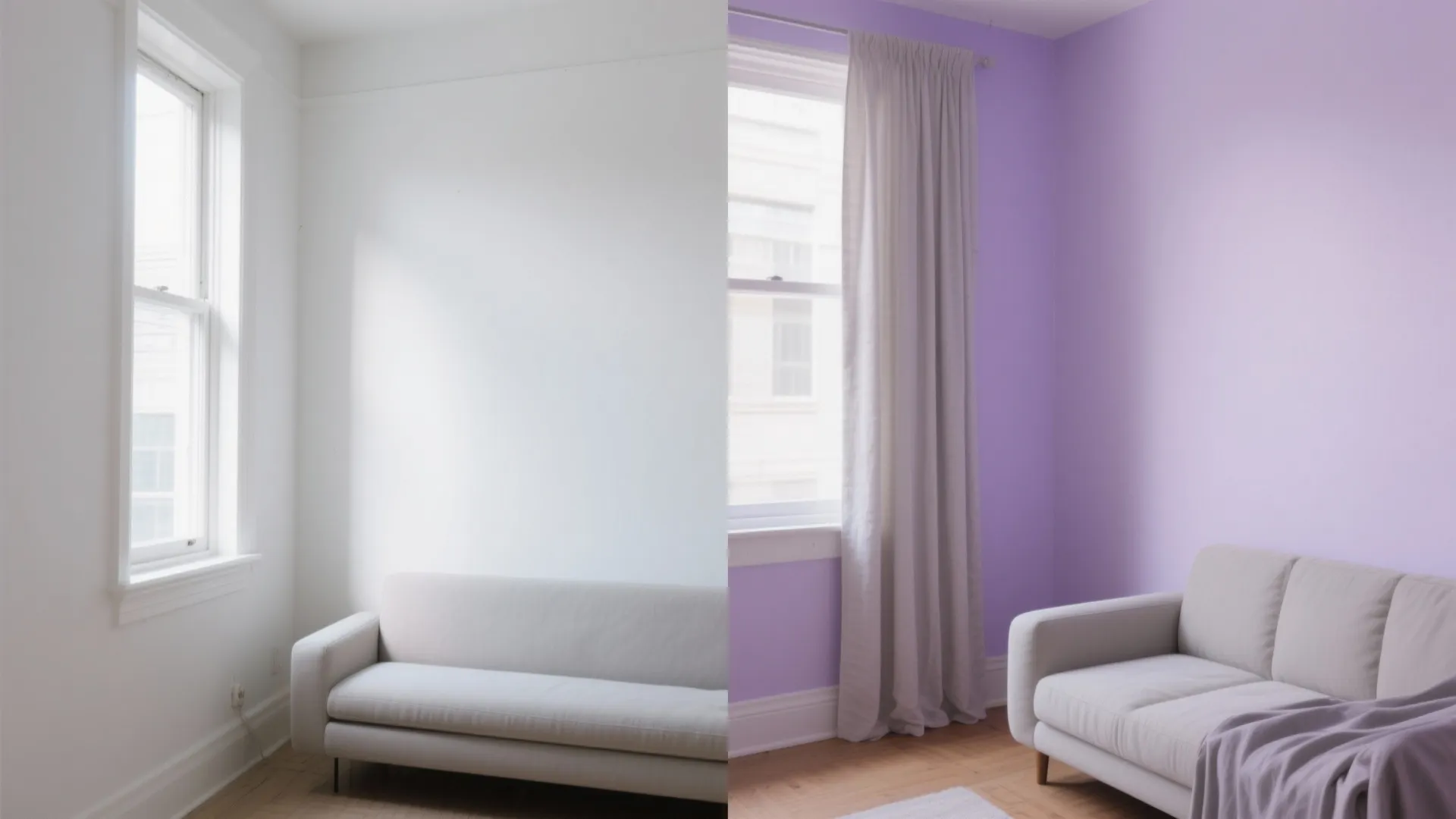 Soft Lilac Walls, Matte and Low-Sheen