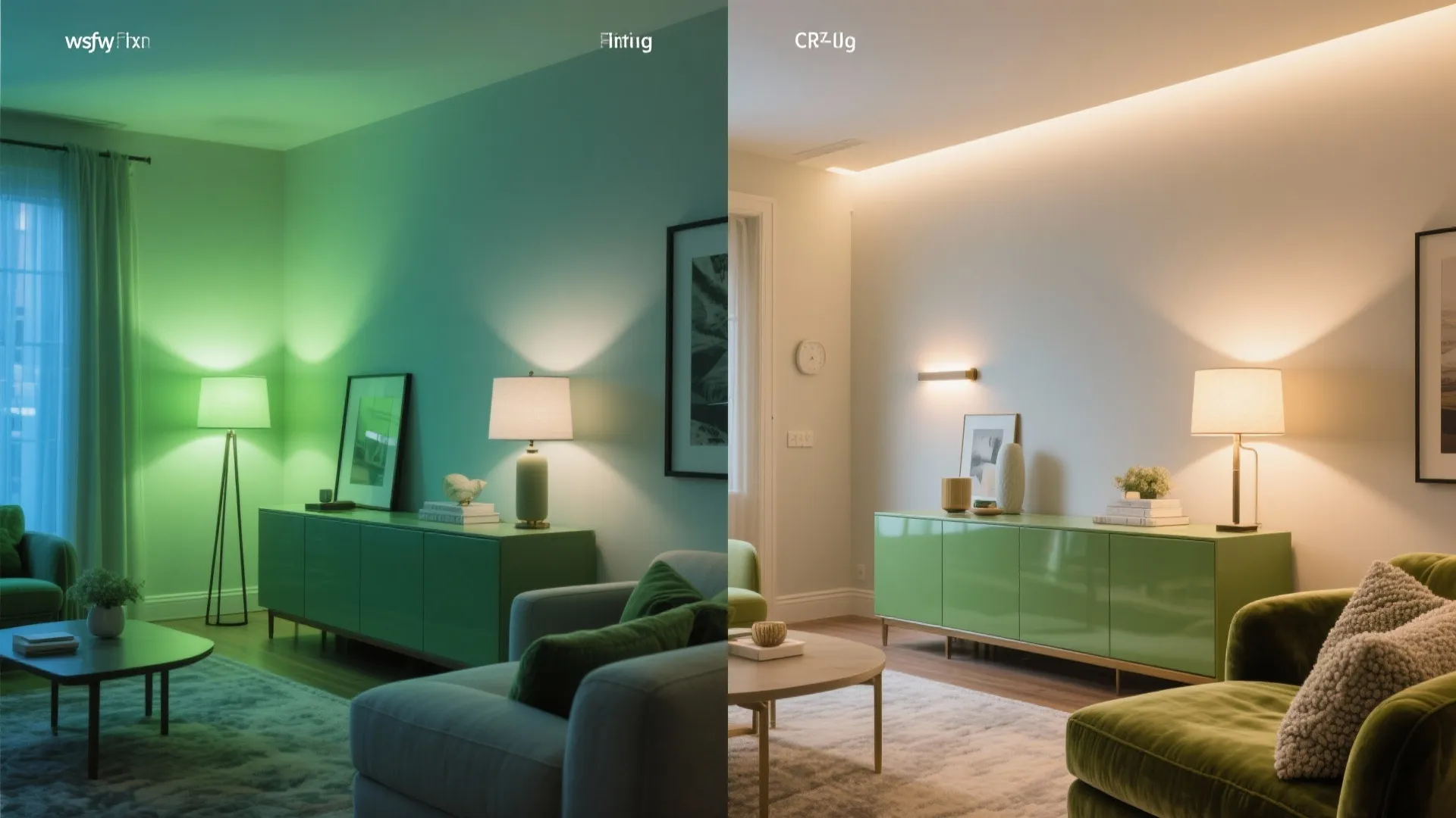 Layered Lighting and Finish Control