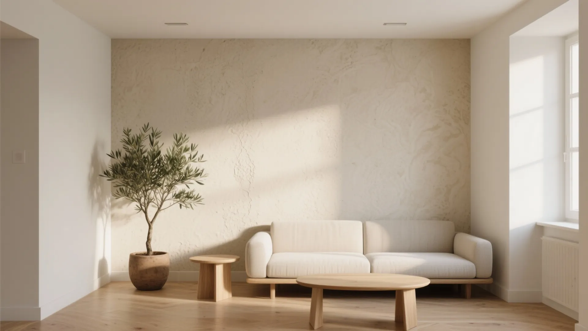 Textured Plaster for Depth and Light