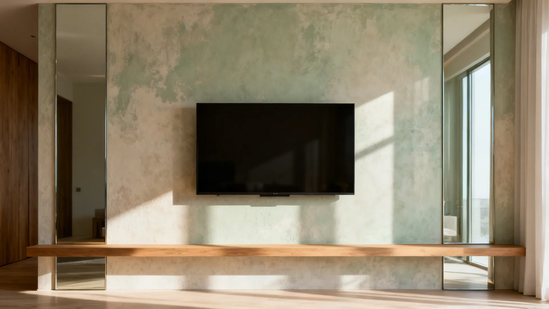 Accent wall with texture, not just color