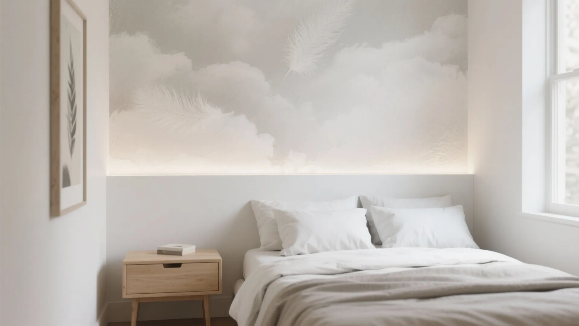 Soft Limewash on White Walls