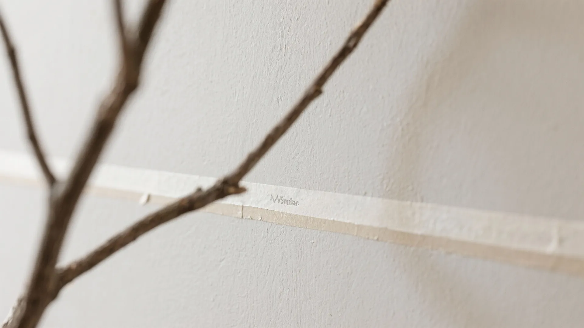 1) Minimalist tree mural (matte paint or limewash)