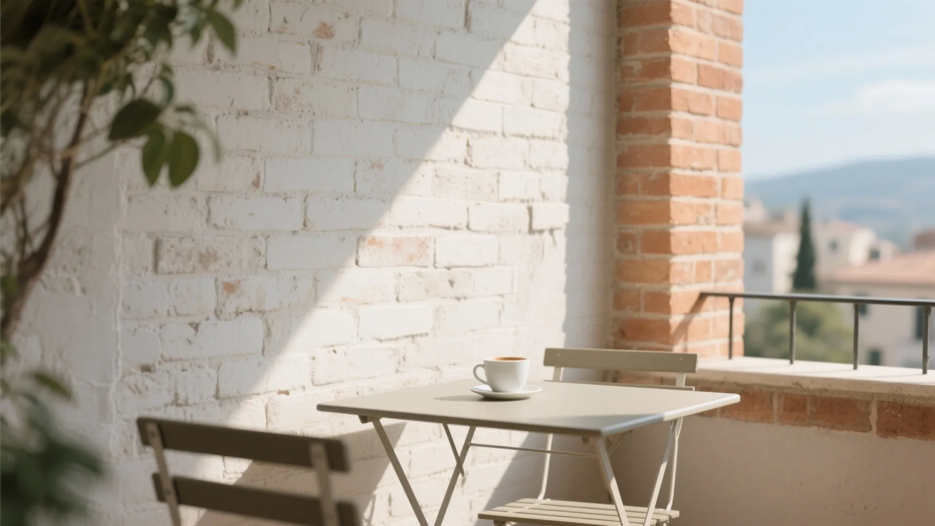 Soft Limewash Over Existing Brick