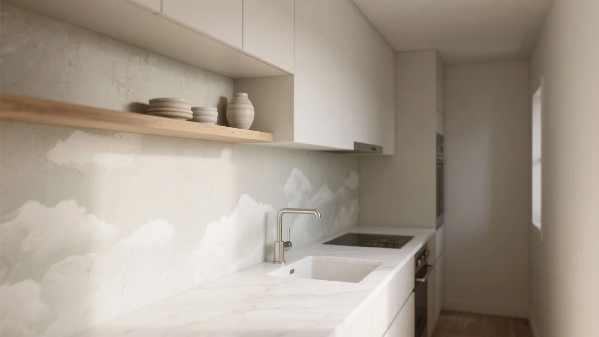 Minimalist limewash for calm texture