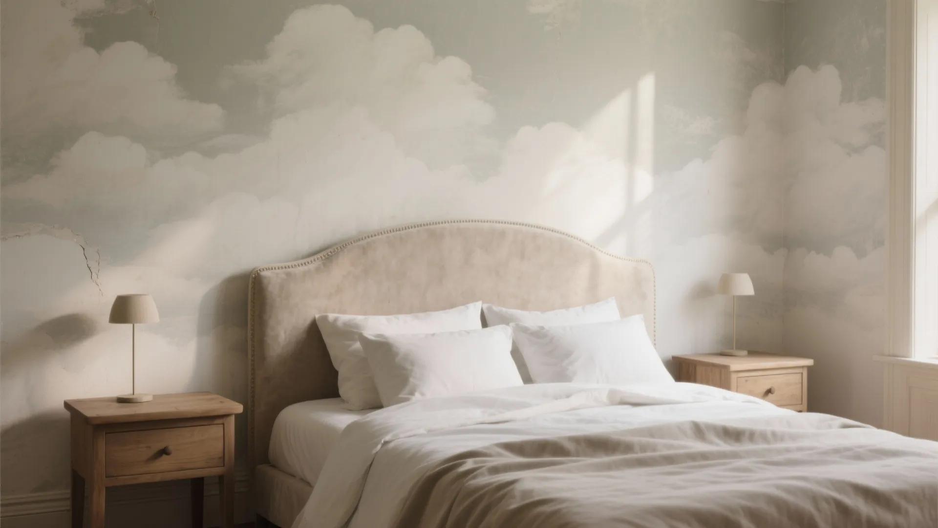 Idea 1: Velvet-soft limewash clouds