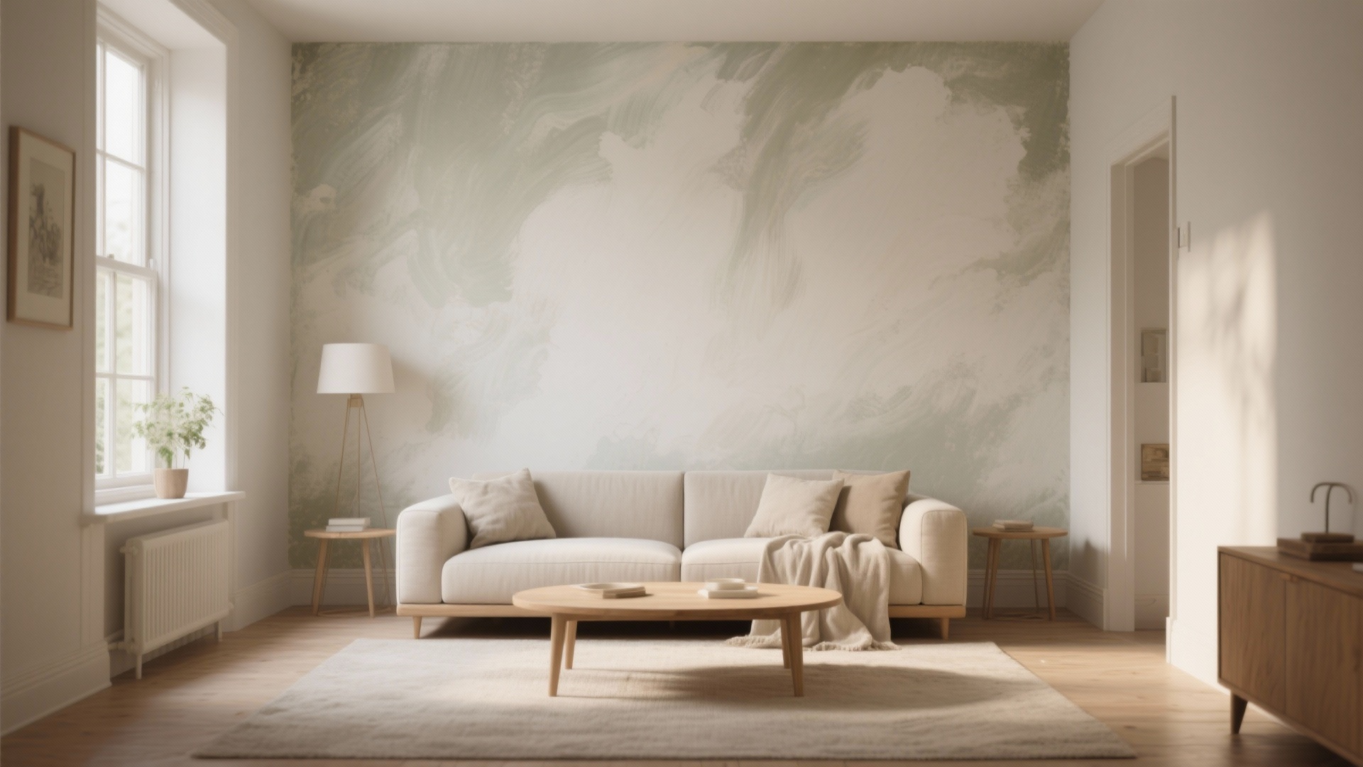 Small Living Room Feels Flat? Texture Wall Painting Designs
