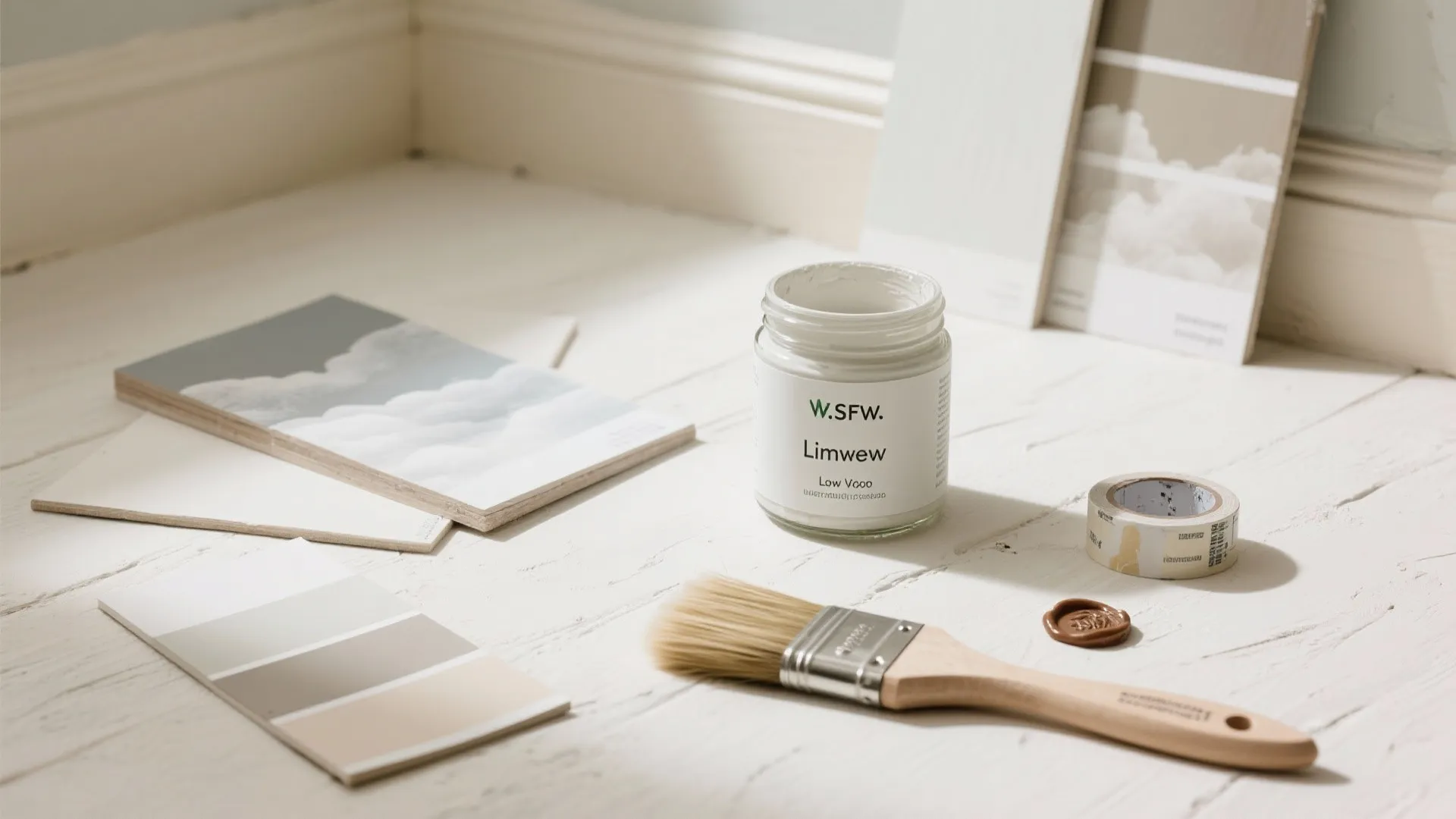 Organic Limewash with Cloudy Movement