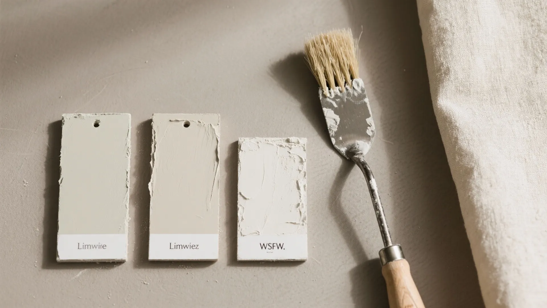 Soft Limewash and Troweled Plaster