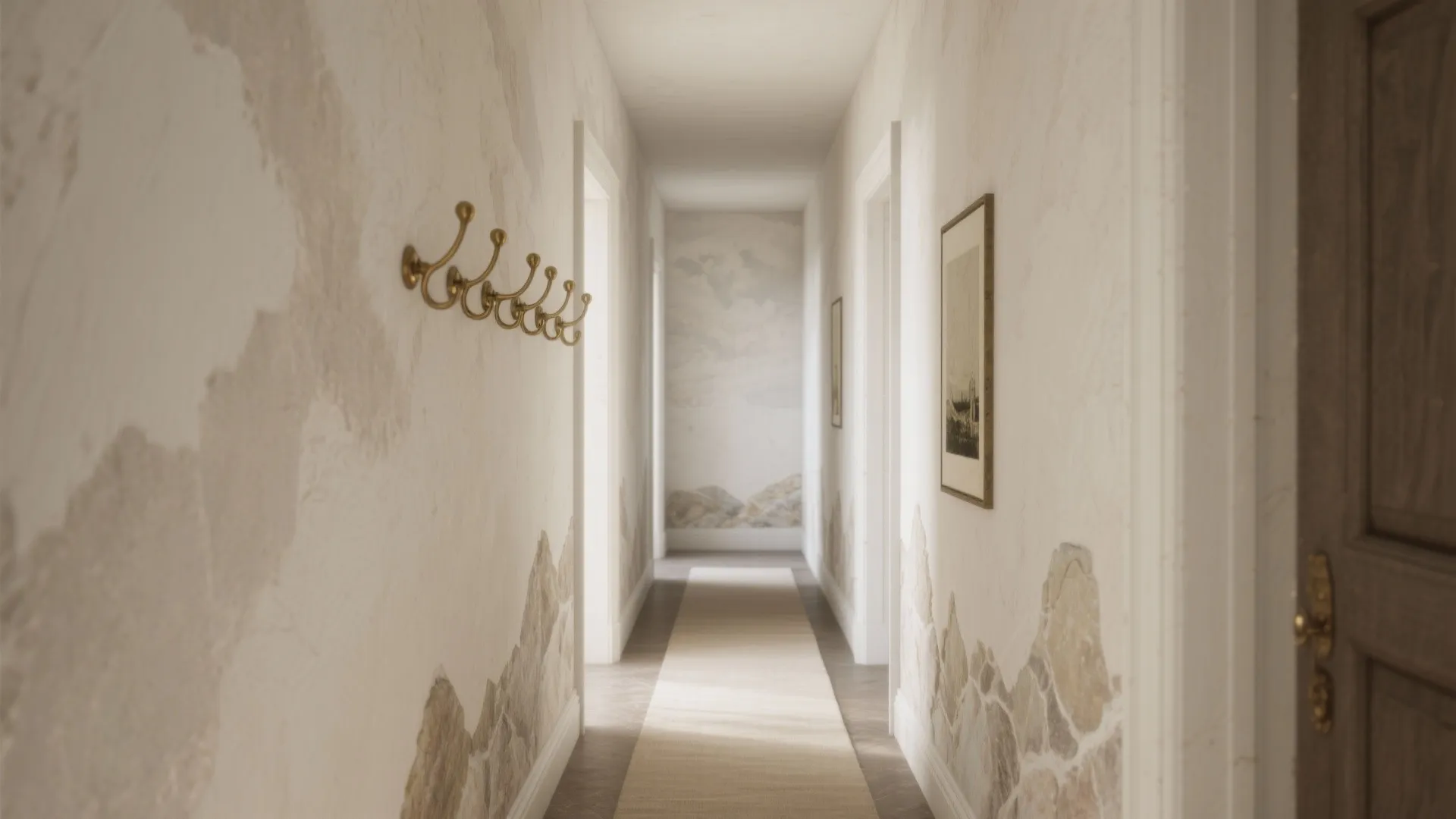 Limewash with Textured Brushwork