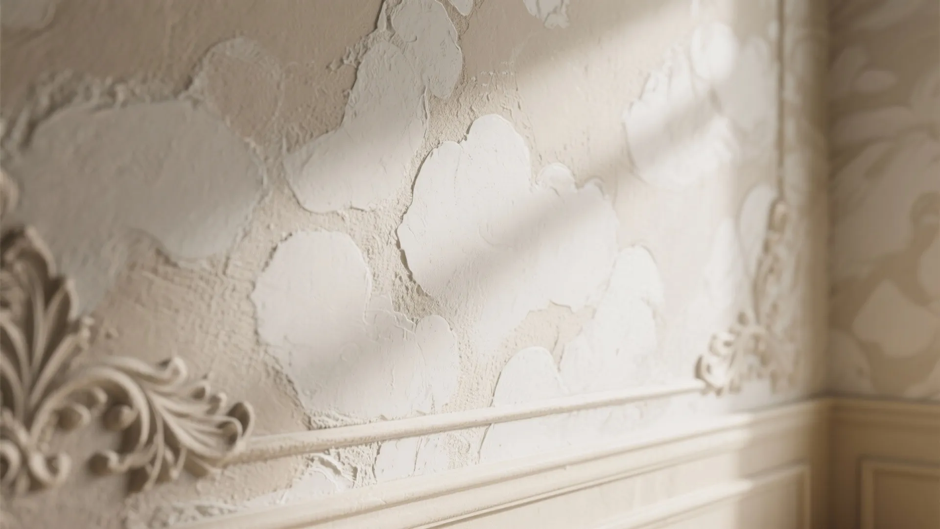 Textured 3D Accent Wall: Plaster, Limewash, and Raised Stencils