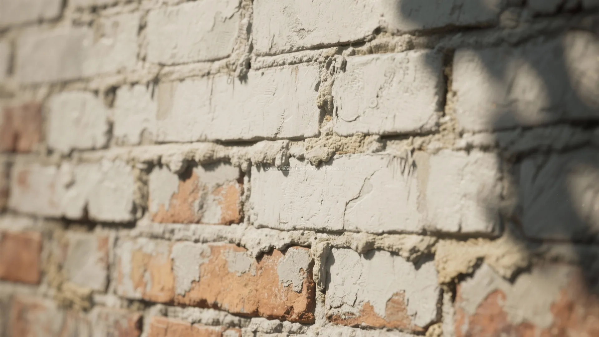 3. Faux Brick, Limewash or Mortar Wash