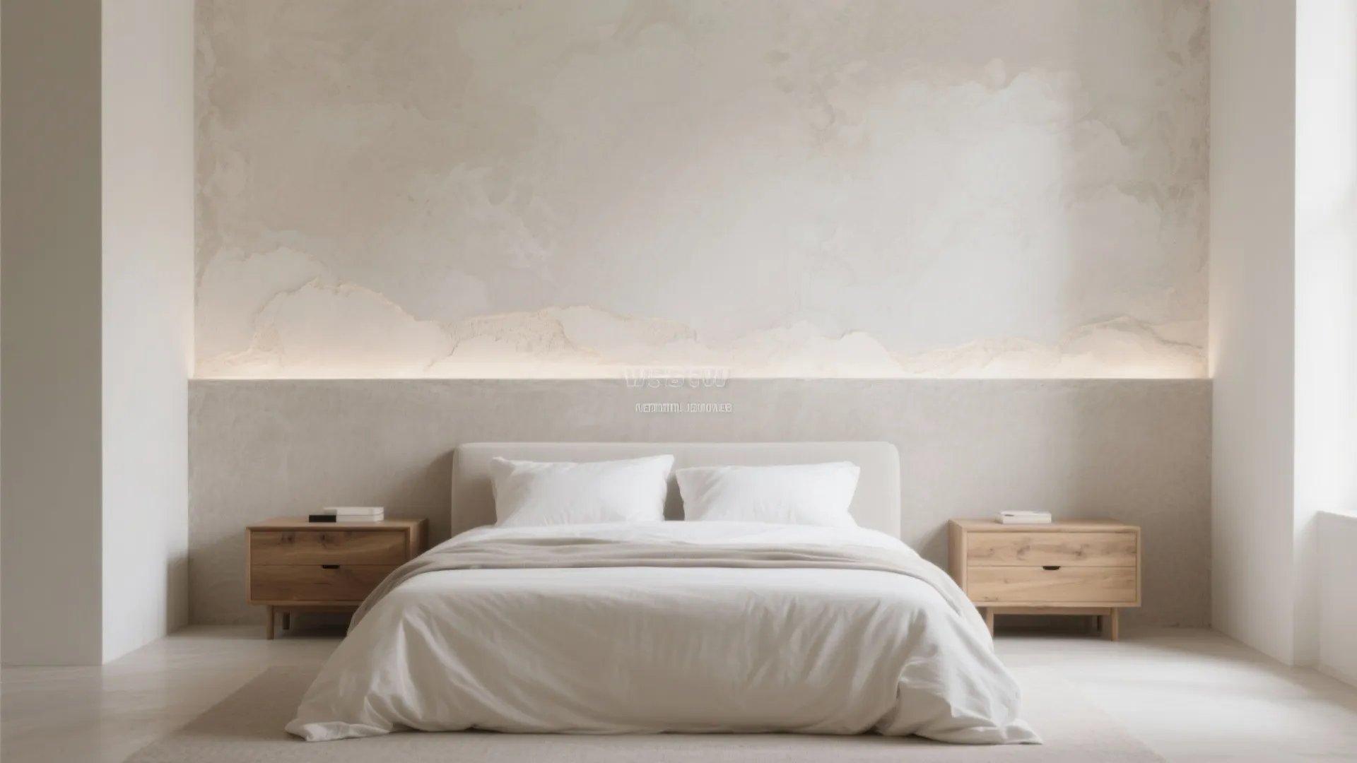 Limewashed and Venetian Plaster Accent Walls