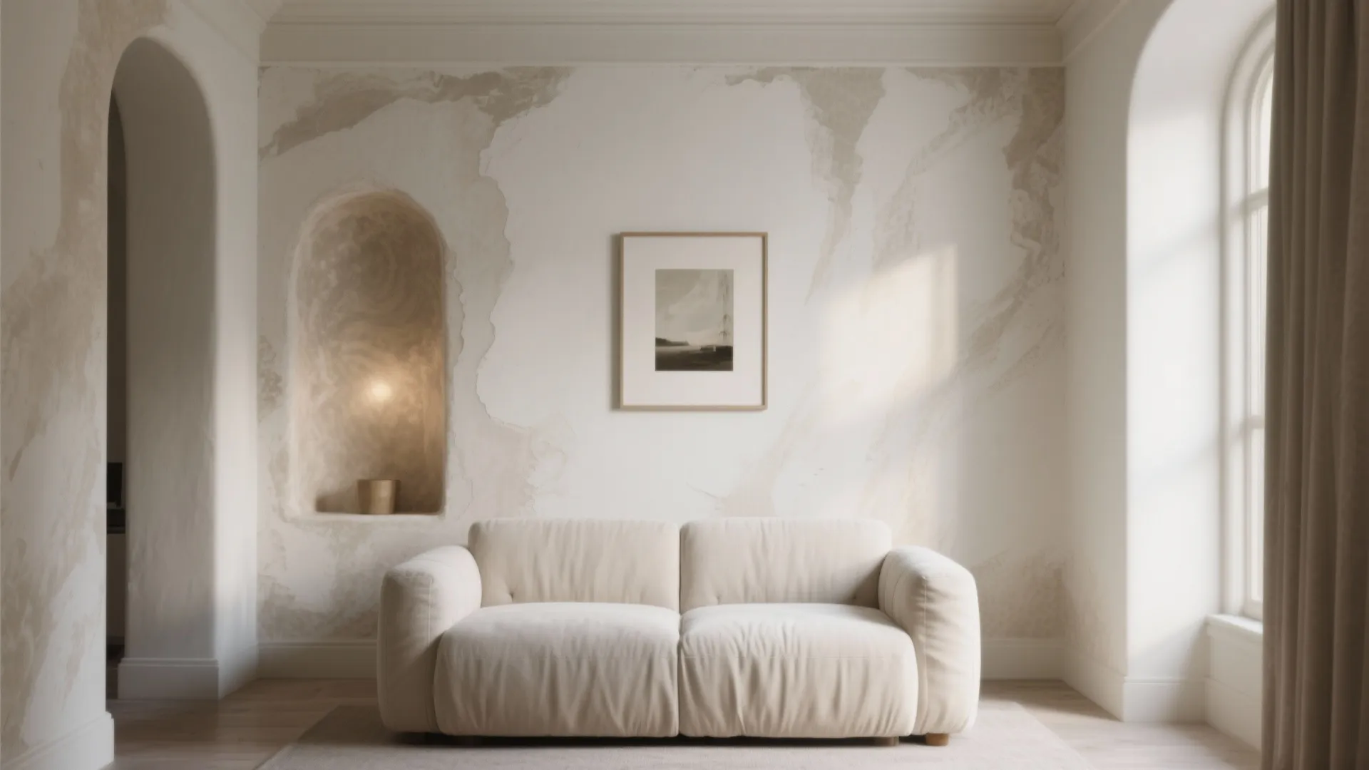 Limewash and Venetian Plaster Warmth